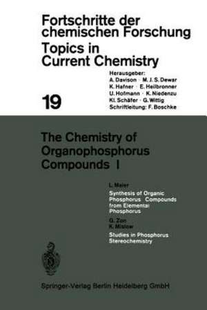 The Chemistry of Organophosphorus Compounds I de L. Maier