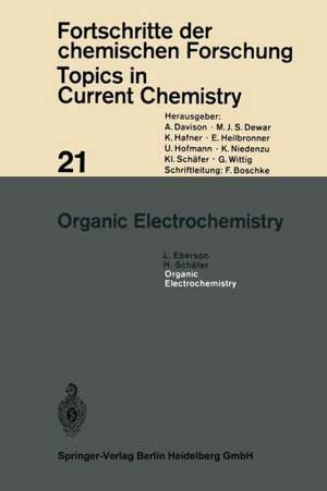 Organic Electrochemistry de L. Eberson