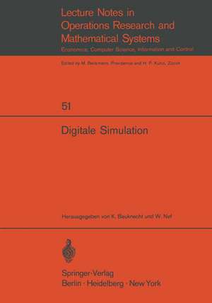 Digitale Simulation de Kurt Bauknecht