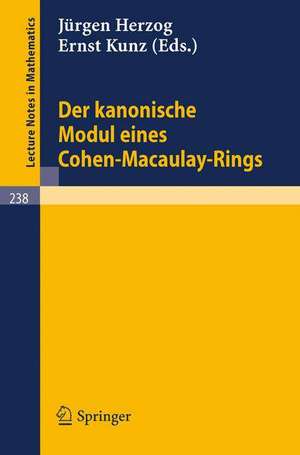 Der kanonische Modul eines Cohen-Macaulay-Rings de J. Herzog