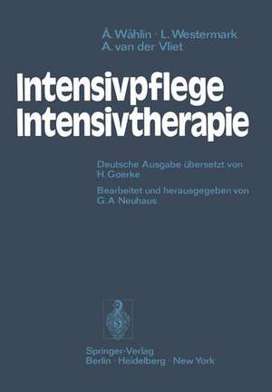 Intensivpflege — Intensivtherapie de Ake Wahlin