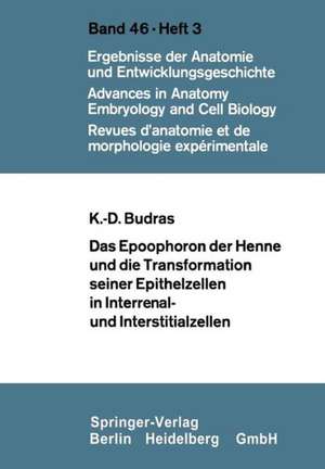 Das Epoophoron der Henne und die Transformation seiner Epithelzellen in Interrenal- und Interstitialzellen de Klaus-Dieter Budras