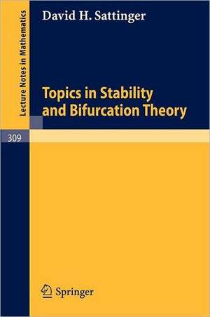 Topics in Stability and Bifurcation Theory de David H. Sattinger