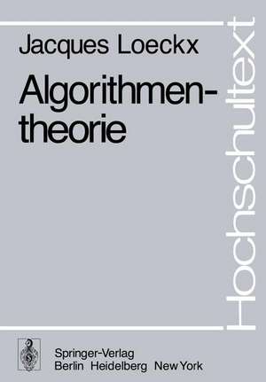 Algorithmentheorie de J. Loeckx