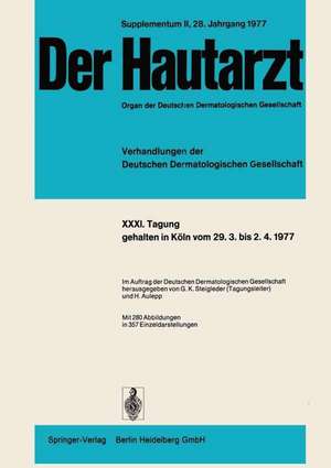 Tagung, gehalten in Köln vom 29.3. bis 2.4.1977 de G.K. Steigleder