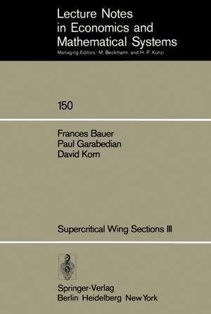 Supercritical Wing Sections III de F. Bauer