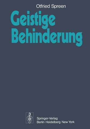 Geistige Behinderung de O. Spreen