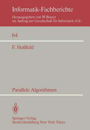 Parallele Algorithmen de F. Hossfeld