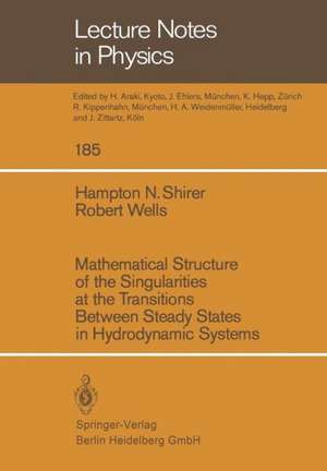 Mathematical Structure of the Singularities at the Transitions Between Steady States in Hydrodynamic Systems de H.N. Shirer