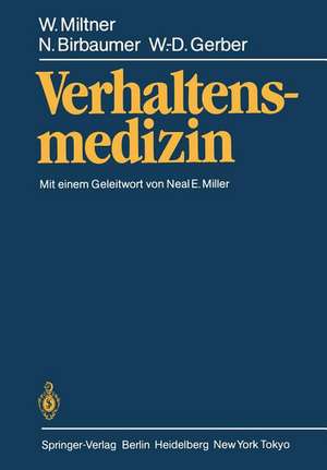 Verhaltensmedizin de Wolfgang Miltner