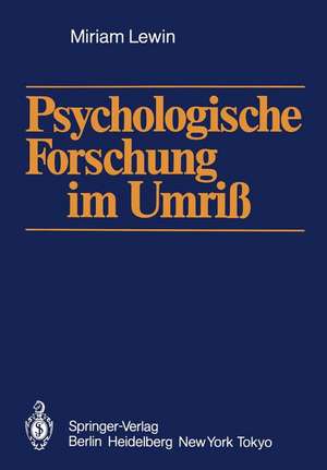 Psychologische Forschung im Umriß de N.W. Sepeur