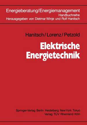 Elektrische Energietechnik de Rolf Hanitsch