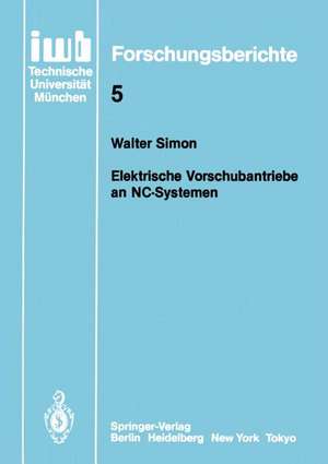 Elektronische Vorschubantriebe an NC-Systemen de Walter Simon