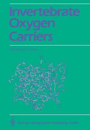 Invertebrate Oxygen Carriers de Bernt Linzen