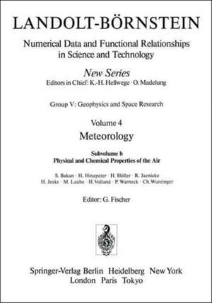 Physical and Chemical Properties of the Air / Physikalische und chemische Eigenschaften der Luft de S. Bakan