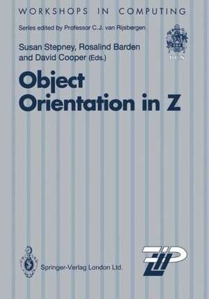 Object Orientation in Z de Susan Stepney