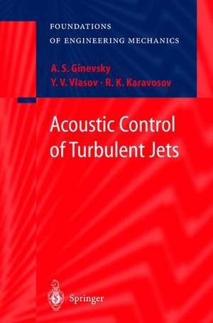 Acoustic Control of Turbulent Jets de A.S. Ginevsky