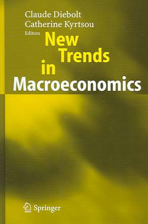 New Trends in Macroeconomics de Claude Diebolt