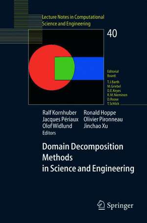 Domain Decomposition Methods in Science and Engineering de Ralf Kornhuber