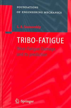 TRIBO-FATIGUE: Wear-Fatigue Damage and its Prediction de Leonid A. Sosnovskiy