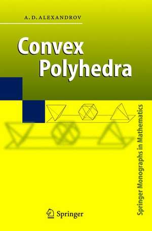 Convex Polyhedra de A.D. Alexandrov