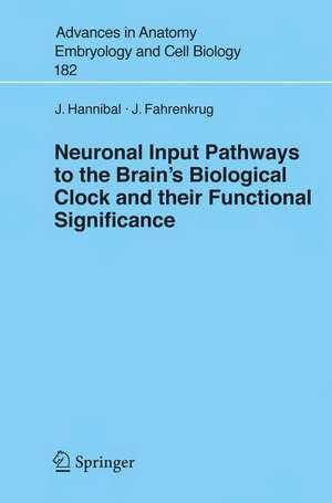 Neuronal Input Pathways to the Brain's Biological Clock and their Functional Significance de Jens Hannibal