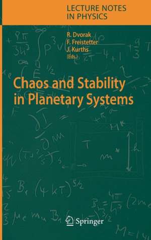 Chaos and Stability in Planetary Systems de Rudolf Dvorak