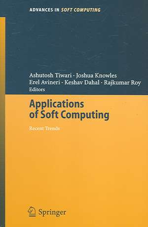 Applications of Soft Computing: Recent Trends de Ashutosh Tiwari