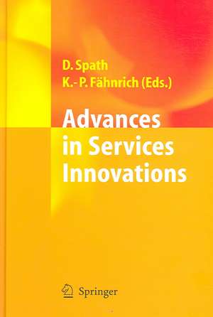 Advances in Services Innovations de Dieter Spath