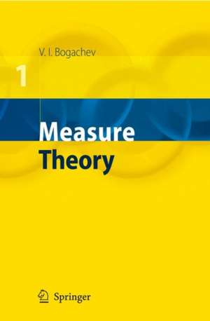 Measure Theory de Vladimir I. Bogachev