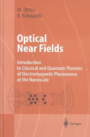 Optical Near Fields: Introduction to Classical and Quantum Theories of Electromagnetic Phenomena at the Nanoscale de Motoichi Ohtsu