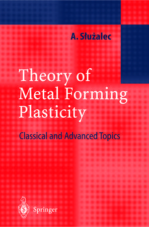 Theory of Metal Forming Plasticity: Classical and Advanced Topics de Andrzej Sluzalec