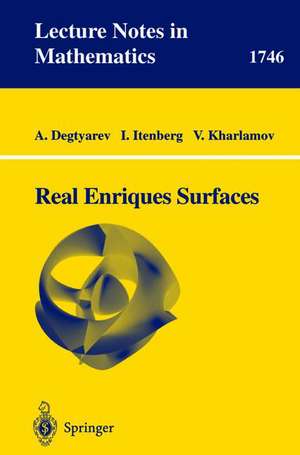 Real Enriques Surfaces de Alexander Degtyarev