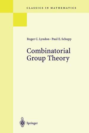 Combinatorial Group Theory de Roger C. Lyndon