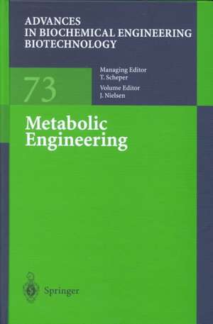 Metabolic Engineering de Jens Nielsen