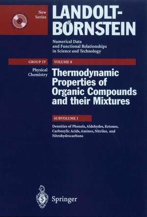 Densities of Phenols, Aldehydes, Ketones, Carboxylic Acids, Amines, Nitriles, and Nitrohydrocarbons de K.N. Marsh