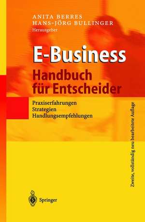 E-Business - Handbuch für Entscheider: Praxiserfahrungen, Strategien, Handlungsempfehlungen de Anita Berres