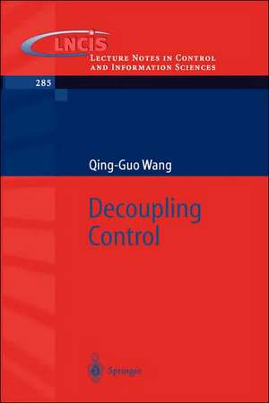 Decoupling Control de Qing-Guo Wang