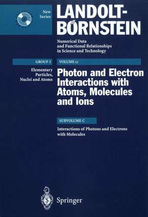 Interactions of Photons and Electrons with Molecules de M. Brunger