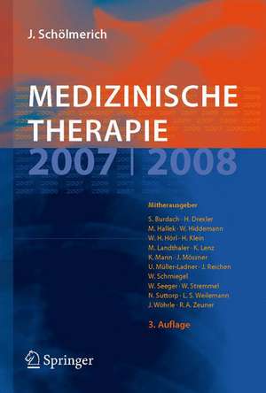 Medizinische Therapie 2007 / 2008 de Stefan E.G. Burdach