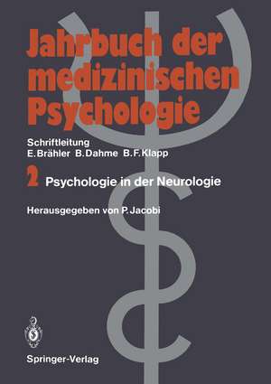 Psychologie in der Neurologie de Peter Jacobi