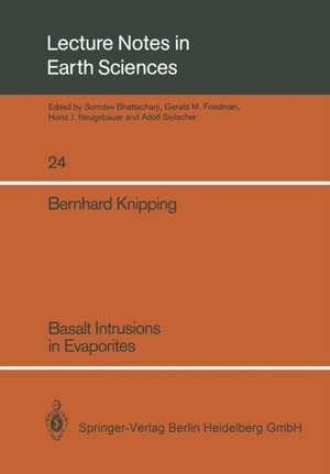 Basalt Intrusions in Evaporites de Bernhard J. Knipping