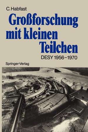 Großforschung mit kleinen Teilchen: Das Deutsche Elektronen-Synchrotron DESY 1956–1970 de Claus Habfast