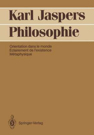 Philosophie: Orientation dans le monde. Eclairement de l'existence. Métaphysique de Irene Kruse