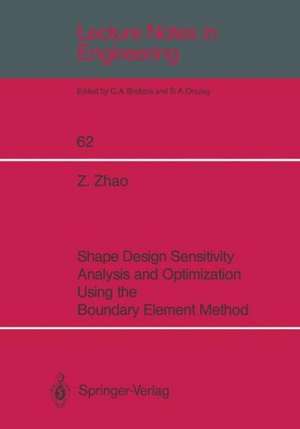 Shape Design Sensitivity Analysis and Optimization Using the Boundary Element Method de Zhiye Zhao