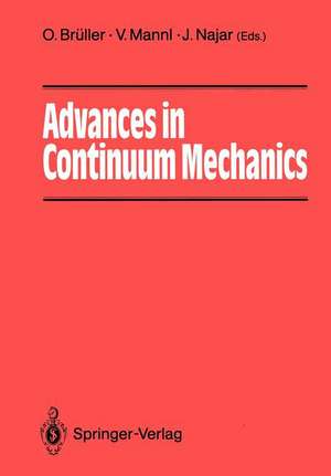 Advances in Continuum Mechanics: 39 Papers from International Experts Dedicated to Horst Lippmann de Otto Brüller