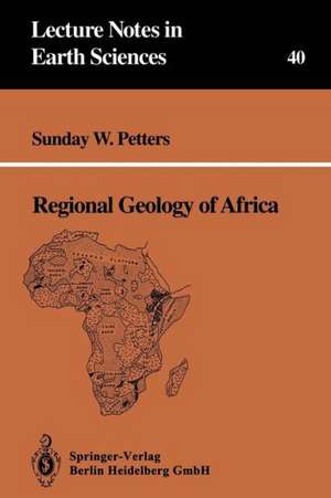 Regional Geology of Africa de Sunday W. Petters