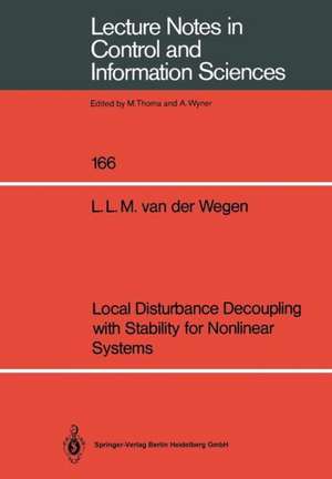 Local Disturbance Decoupling with Stability for Nonlinear Systems de Leonardus L.M. van der Wegen