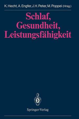 Schlaf, Gesundheit, Leistungsfähigkeit de Karl Hecht