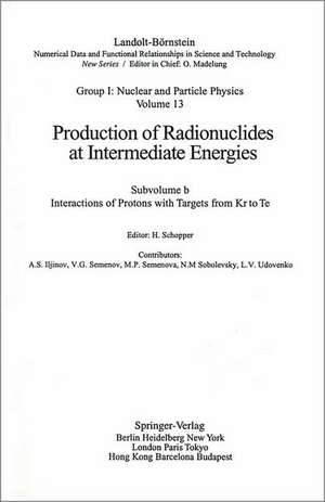 Interactions of Protons with Targets from Kr to Te de A.S. Iljinov